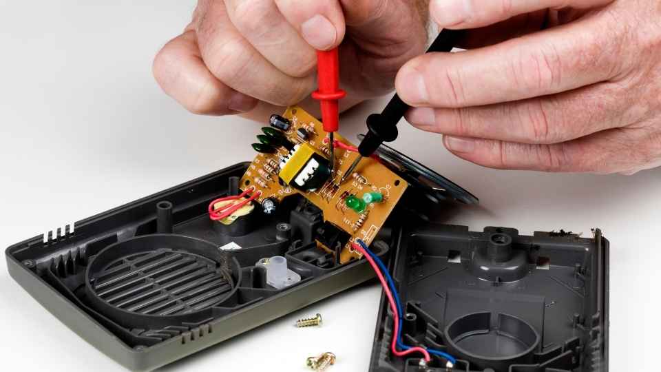 learning small electronic repairs