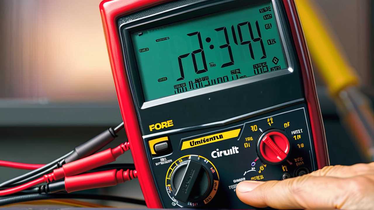 How do I test my circuit with a multimeter?