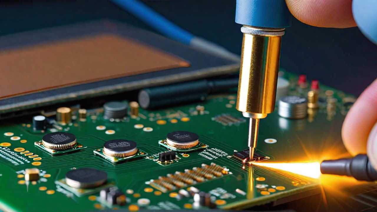 How do I solder components onto a PCB?