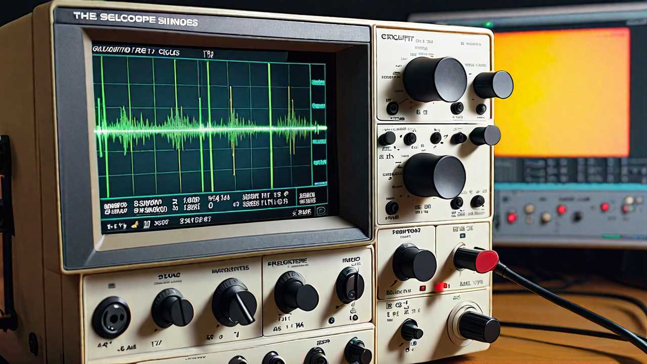 What is the role of an oscilloscope in circuit design?