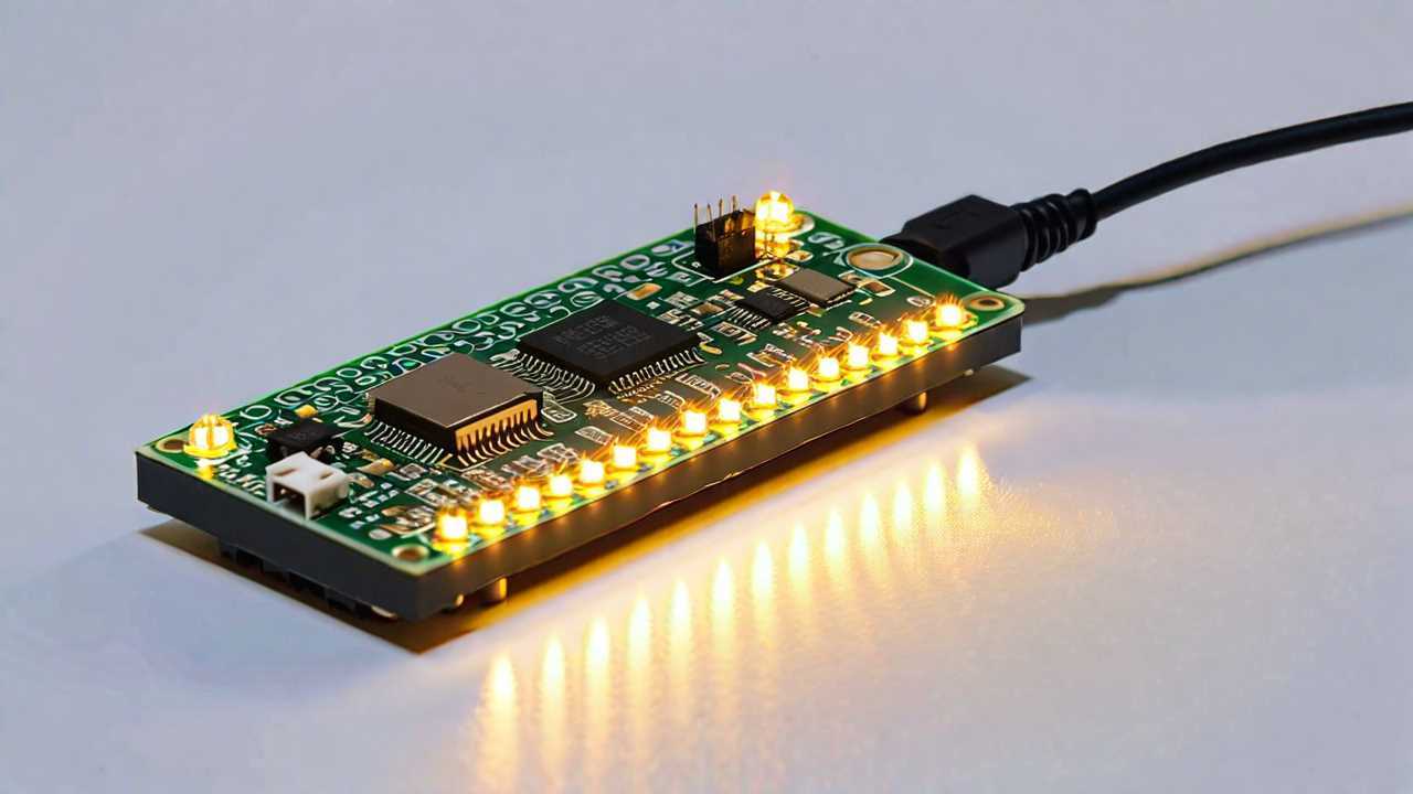 How do I create a simple LED project?